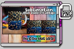 Leopard Glamour &amp; Blossom Brilliance Mug Art 15oz 11oz Product Image 1