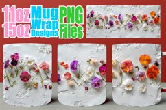 Fresh Flower Sublimation Mugs - 11oz &amp; 15oz Delight Product Image 1