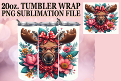 Whimsical Delight 20oz tumbler wrap, Cute Animals Product Image 1