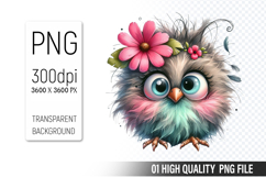 Cute Chicken, Animal Sublimation Clipart PNG Product Image 1