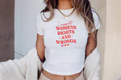Y2K Sassy Girl Baby Tee Quote - Bratcore | Rights and Wrongs Product Image 4