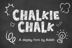 Chalkie chalk Font Product Image 1