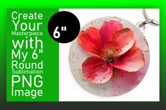 Petal Paradise: Sublimation Round Designs PNG Product Image 1