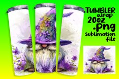 Cheerful Watercolor Gnome Sublimation Wrap Collection Product Image 1