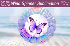 Butterfly Wind spinner PNG | Spring Wind spinner sublimation Product Image 1