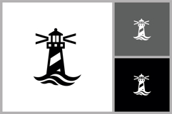 Simple Lighthouse Logo Product Image 1