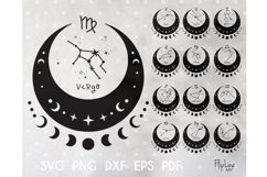 Zodiac signs SVG &amp; PNG clipart, Astrology svg, Horoscope svg Product Image 1