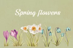 Watercolor Spring Duckling Clipart PNG, Seamless Patterns Product Image 3
