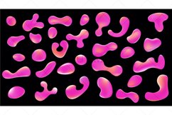 Liquid shapes collection. Set of abstract shapes Product Image 1