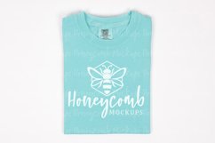 Comfort Colors 1717 Chalky Mint Shirt Mockup, Folded Mockup Product Image 1