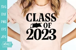 Class of 2023 Graduation SVG - Car Decal, T Shirt or Mug Product Image 2