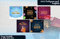 2023 Instagram post template | New year 2023 Product Image 2