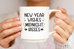 new year wishes mid night kisses use as svg