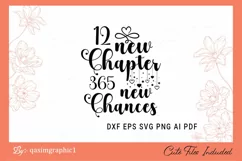 12 new chapter 365 new chances use as a svg