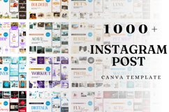 1000 Instagram Post Template Product Image 3