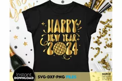 New Year SVG | 2024 SVG | New Year sublimation PNG | 2024 Product Image 2