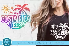 Elevate your Costa Rica trip with our 2024 SVG. Create adorable shirts and tote bags effortlessly using Cricut and Silhouette machines. Perfect for a stylish getaway!