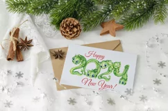 Chinese New Year 2024, Cute Dragon PNG for planner, calendar Product Image 3