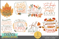 Thoughtful Fall Clipart Bundle Product Image 2
