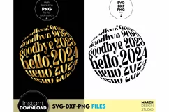 New Year SVG | 2024 SVG | New Year sublimation PNG | 2024 Product Image 6