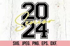 Senior 2024 SVG - Class of 2024 Graduate - Graduation PNG Product Image 2