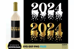 New Year SVG | 2024 SVG | New Year sublimation PNG | 2024 Product Image 5