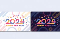 Gradient Happy 2024 Year Banners Product Image 1