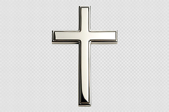silver steel cross png Product Image 1