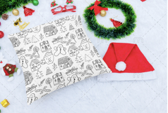 Christmas Line SVG Set | 80 Elements 10 Patterns Product Image 5