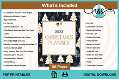 2025 Printable Christmas Planner Goal Plan To-Do List Product Image 2