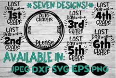 Autograph svg shirt last day of school signatures bundle Product Image 1