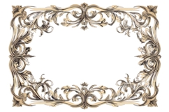 floral frame PNG file transparent Product Image 1