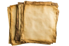Old paper sheet PNG transparent Product Image 1