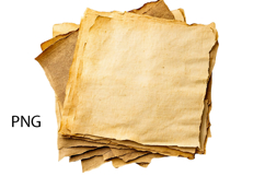 Old paper sheet PNG transparent Product Image 1
