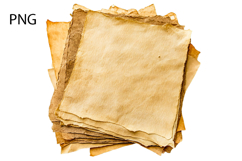Old paper sheet PNG transparent Product Image 1