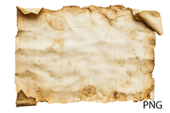 Old paper sheet PNG transparent Product Image 1