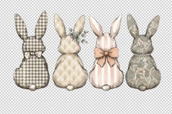 Easter Bunnies Clipart PNG Product Image 1