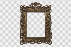 Frame in vintage style PNG file transparent Product Image 1