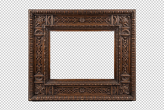 Baroque Picture Frame PNG Product Image 1