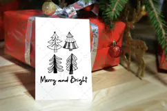 Christmas SVG| Merry Christmas | Merry and Bright Product Image 2