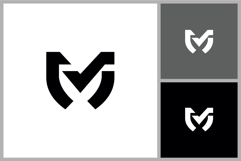Modern Abstract Letter M Product Image 1
