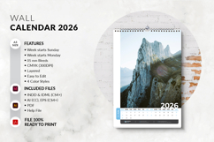 printable A3 size wall calendar 2026