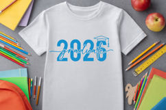 2026 Graduate SVG | Back To School SVG PNG Design Product Image 2