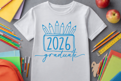 2026 Graduate SVG | Back To School SVG PNG Design Product Image 2