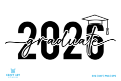 2026 Graduate SVG | Back To School SVG PNG Design Product Image 1