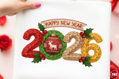 2026 Happy New Year PNG, Christmas PNG Product Image 1