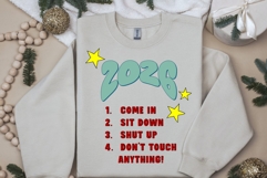 2026 Rules Funny New Year Sublimation PNGs Product Image 1
