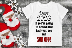Dear 2026 Funny New Year Sublimation PNGs Product Image 1