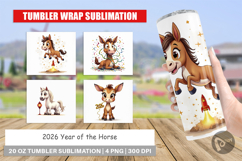2026 Year of the Horse Tumbler Product Image 1