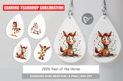 2026 Year of the Horse Earring Product Image 1